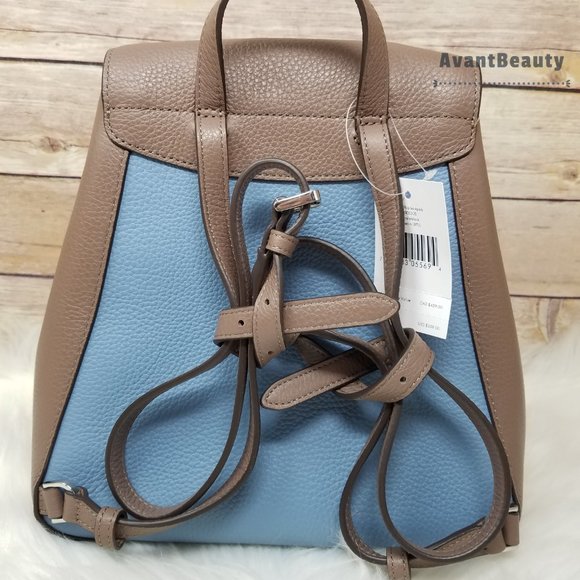 Kate Spade Medium Flap Backpack Colorblock blue main image 7